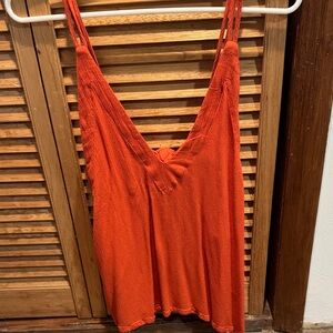 Lulu's Vibrant Orange Tank Top